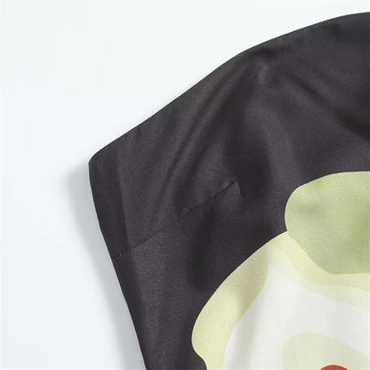 Sexy Strapless Backless Long Dress