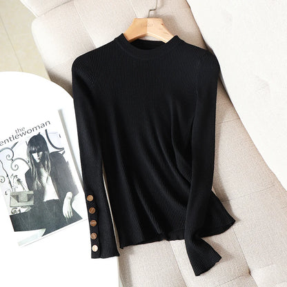 Long Sleeve O-neck Chic Sweater