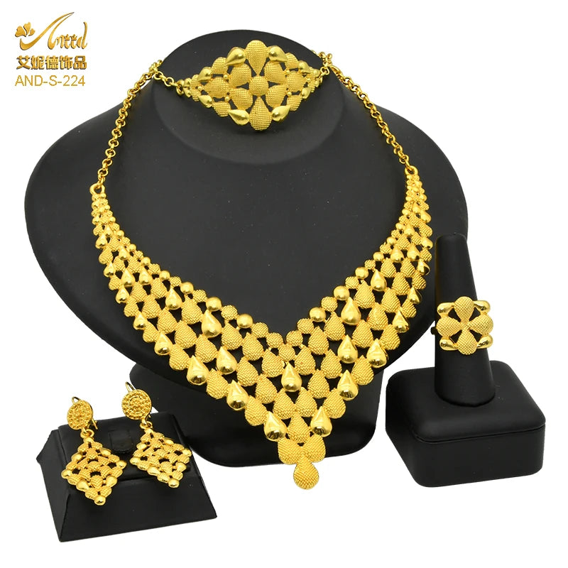 African Jewelry Big Necklace Jewelry Set