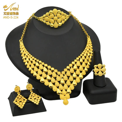 African Jewelry Big Necklace Jewelry Set