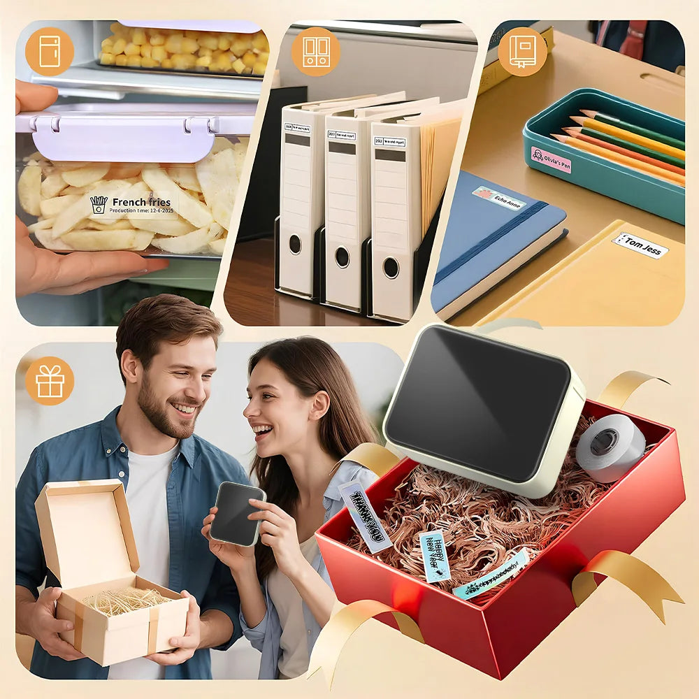 Marklife P15 Thermal Label Printer Mini Handheld Bluetooth Wireless Labeling Machine