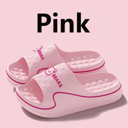 Cute Cartoon EVA Indoor Bathroom Soft Sole Non-slip Slippers