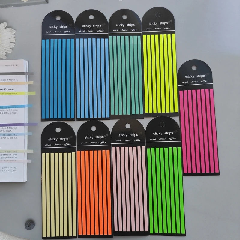 160 Sheets Transparences Sticky Notes Stationery Index Tabs