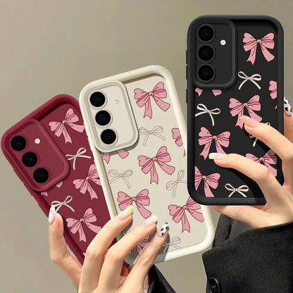 Bow Tie Silicone Case For Samsung Galaxy Cover