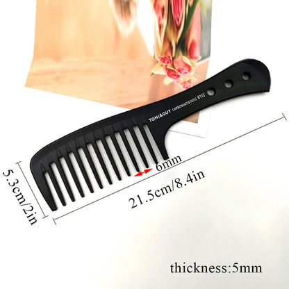 Black Flattop Hair Cutting Comb Hair Brush