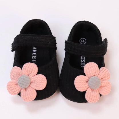 Cute Flower Mary Jane Flat Shoes
