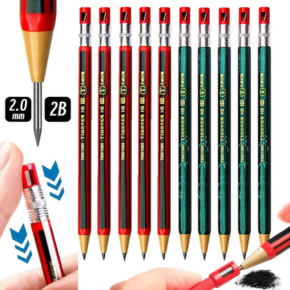2.0mm Mechanical Pencils Set 2B Automatic Student Pencils