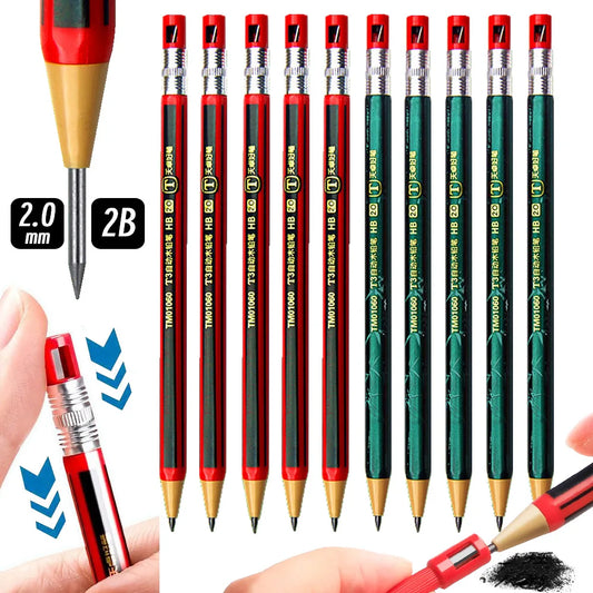 2.0mm Mechanical Pencils Set 2B Automatic Student Pencils