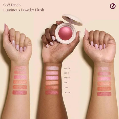 Rare Beauty 3D Face Brighten Blush Highlighter Powder with Mirror Cosmetic Contour