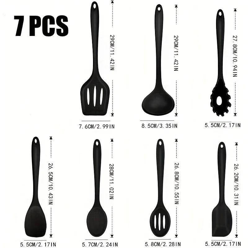 1 ‌ /7-Piece Silicone Kitchen Utensil Set
