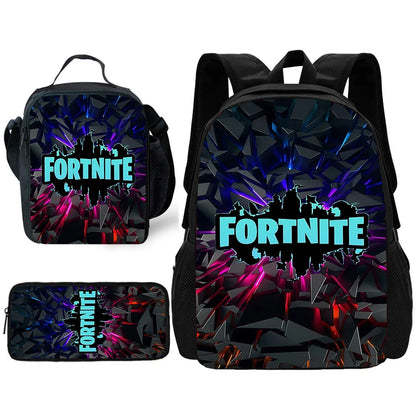 Child Backpack with Lunch Bags Pencil Bags School Bags