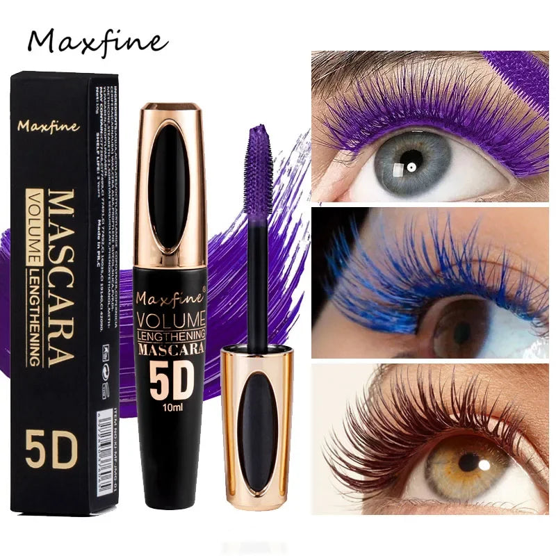 5D Silk Mascara with Big Eyes Waterproof Mascara.