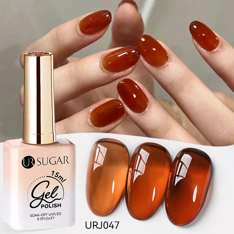 SUGAR Jelly Milky White Translucent Gel Polish