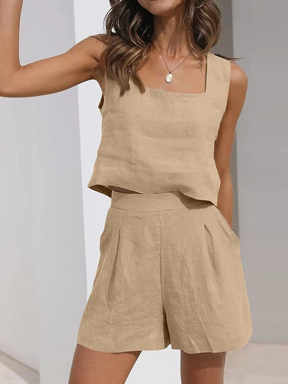 Linen Outfits Lounge Matching Sets