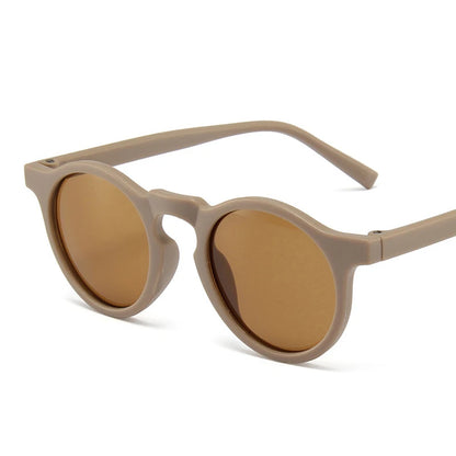 Frosted Round Outdoor Sun Protection Sunglasses