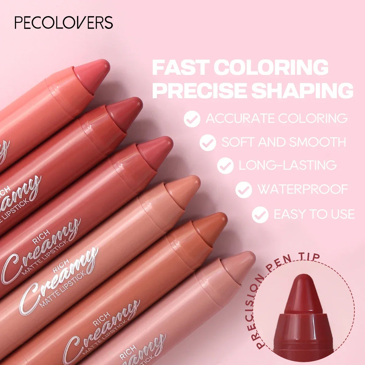 Matte Lip Line Waterproof Long-lasting Non-stick