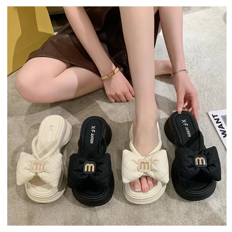 High Heels Leisure flower Slipper