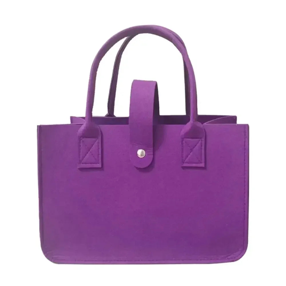 Flower Handbag Felt Large Shoulder Bag