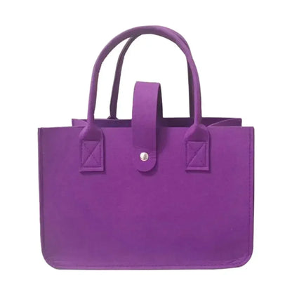 Flower Handbag Felt Large Shoulder Bag