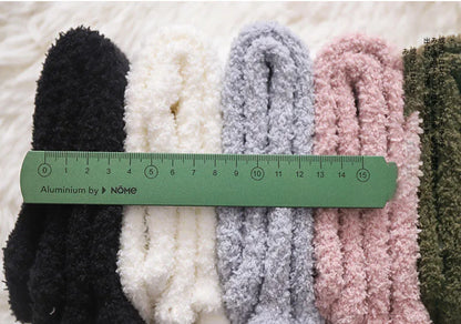 جوارب نوم من الصوف المرجاني برسومات كرتونية على شكل قلب