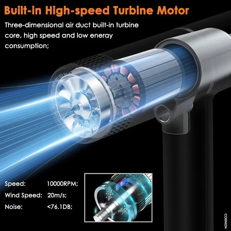 Ionic Blow Dryer Hot Cold Wind Salon Hair Styler Tool Hair Blower Electric Blow