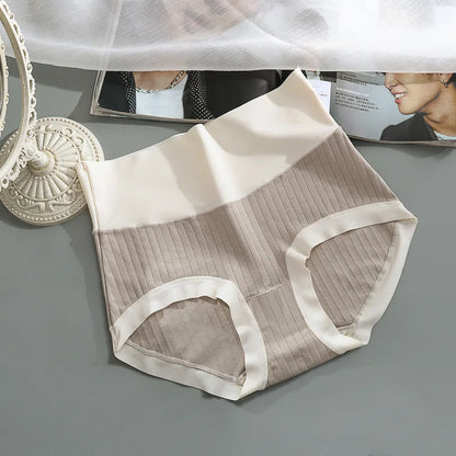 Lencería de algodón de talle alto y seda de hielo