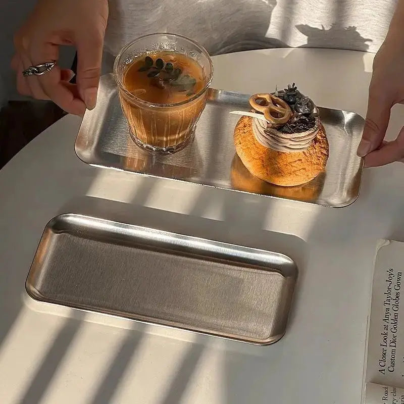 Stainless Steel Rectangular Plate Trays