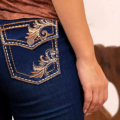 Cowgirl Boo-Cut Denim Jean