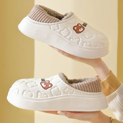 Waterproof Cotton Cotton Shoes Slipper