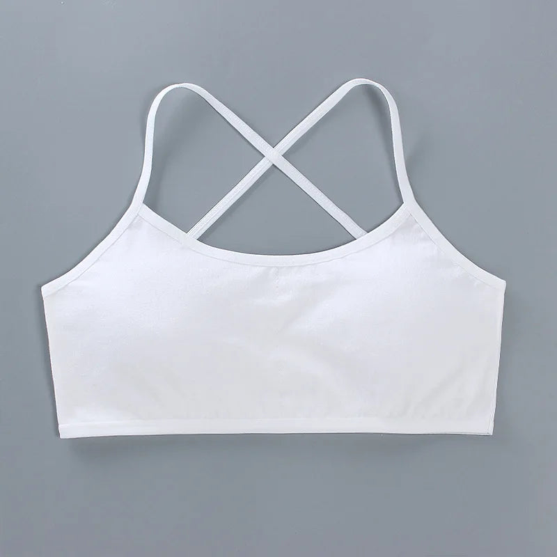 1pc Teenage Girls Tops Cotton Soft Underwear