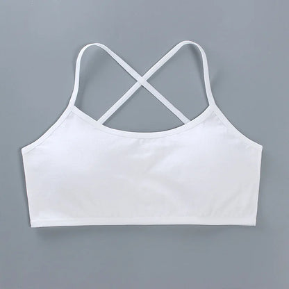 1pc Teenage Girls Tops Cotton Soft Underwear