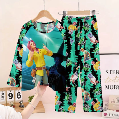 Pajamas Kpop Long Sleeve Sleepwear Pyjamas