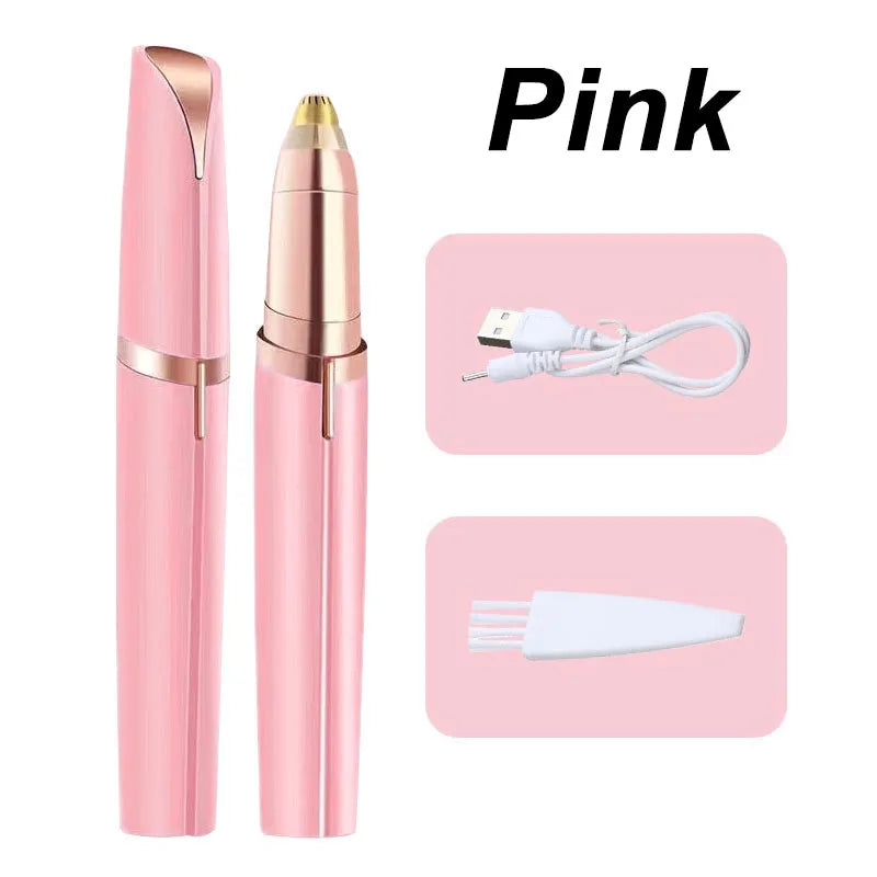 Electric Eyebrow Trimmer Eye Brow Shaper Pencil Face Hair Remover