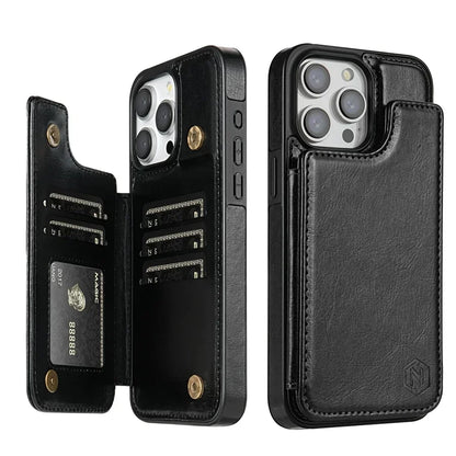Wallet Layer Protect Magnetic Flip Leather Case Cover