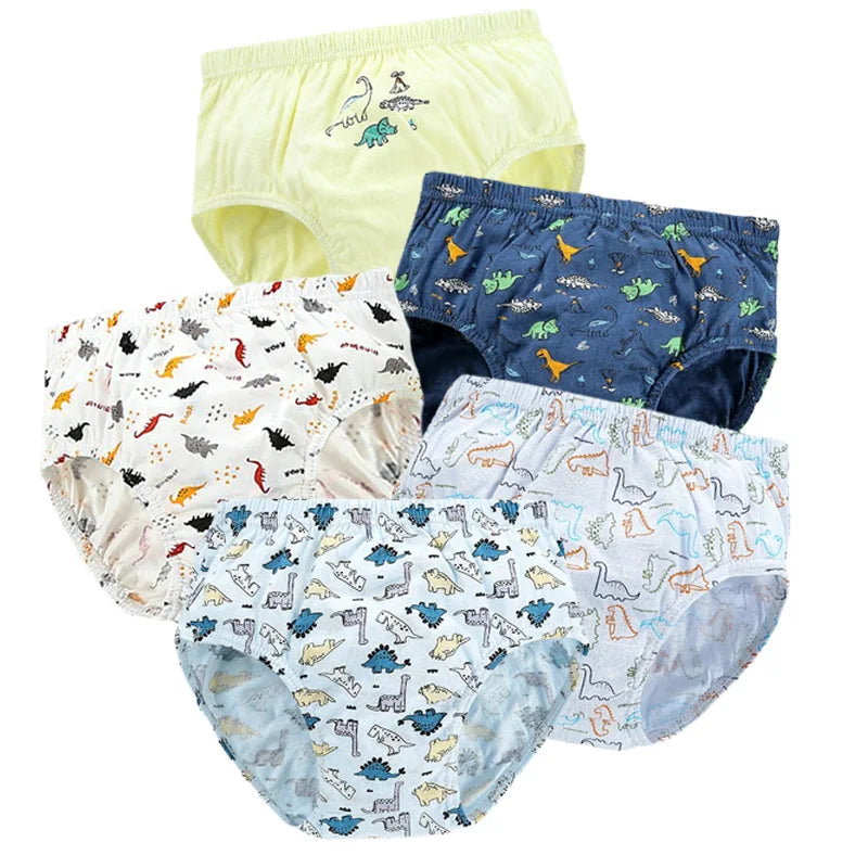5 Packs/Box Mickey Cartoon Soft Cotton underwear