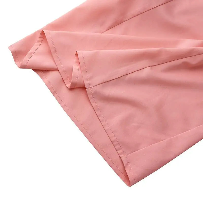 Pantalones de talle alto y pierna ancha