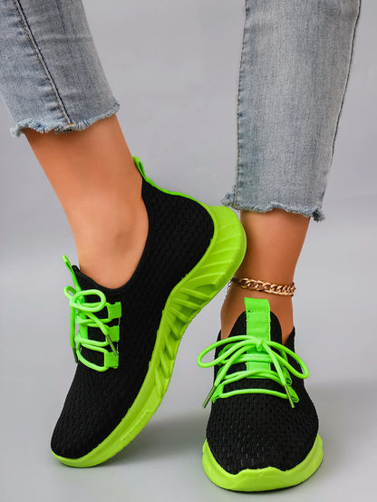 Breathable Mesh Flat Casual Sneakers Shoes