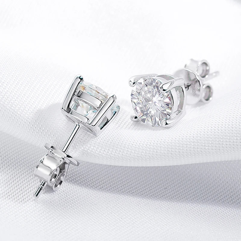DANA Moissanite Diamond Studs Earrings