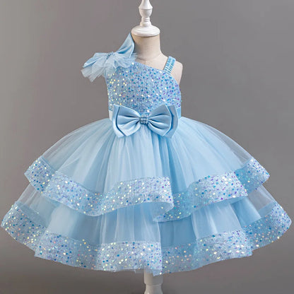 Flower Sequins Short Sleeveless Costume Cosplay