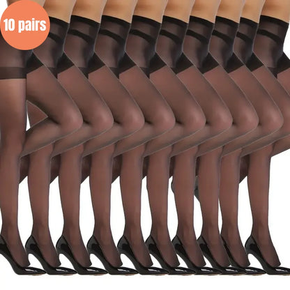 2/5 أزواج من الجوارب الحريرية الضيقة المضادة للخطاف