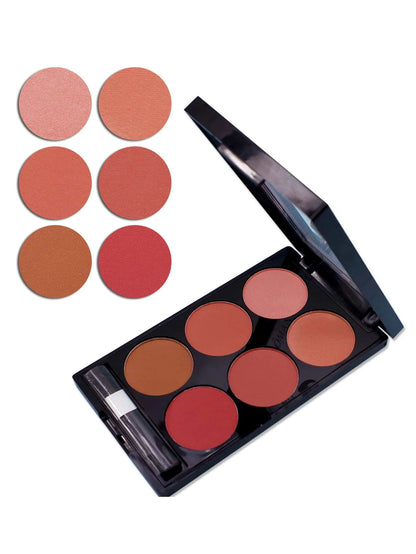 6-color blush and contouring all-in-one palette