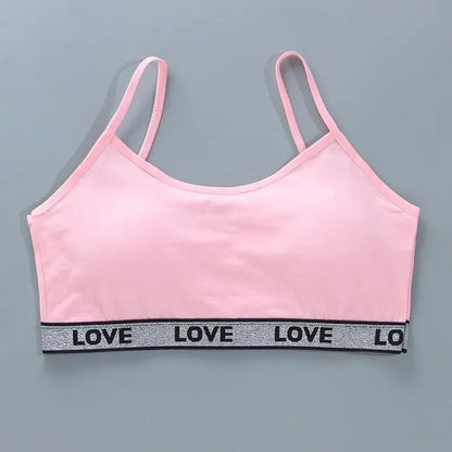 1pc Teenage Girls Tops Cotton Soft Underwear