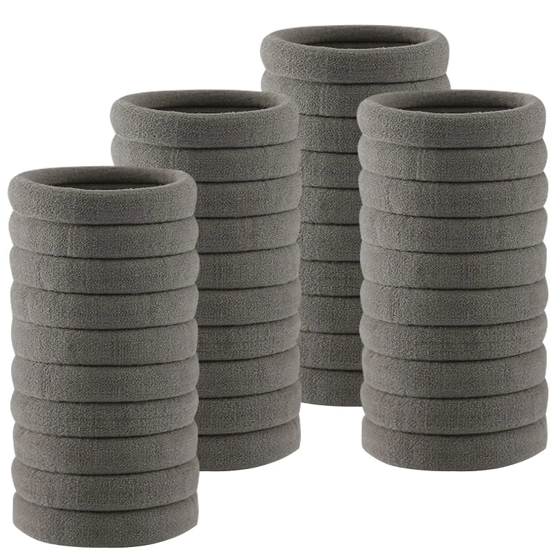 50PCS/Set Cotton Elastic Hair Ties