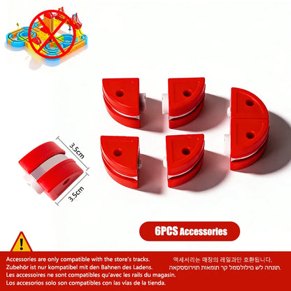 Magnetic Track Electric Train Anti-gravity Kids Magic Cube Car Railway Toy