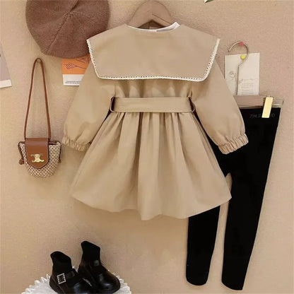 Trench Coats Baby Cute Long Windbreaker Jackets