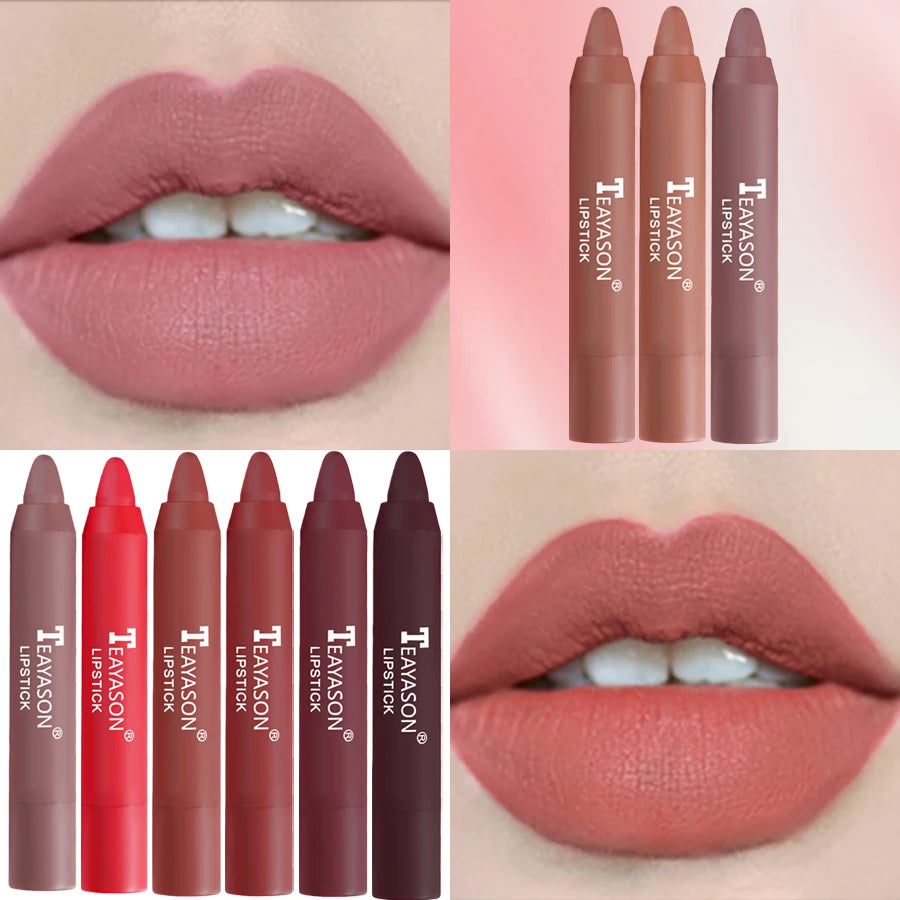 Matte lipstick smudge-proof daily moisturizing lipstick
