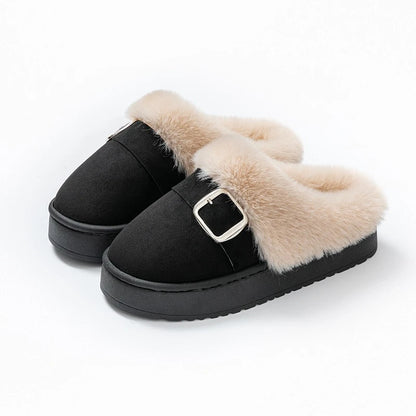 thickened home cotton slippers shoes