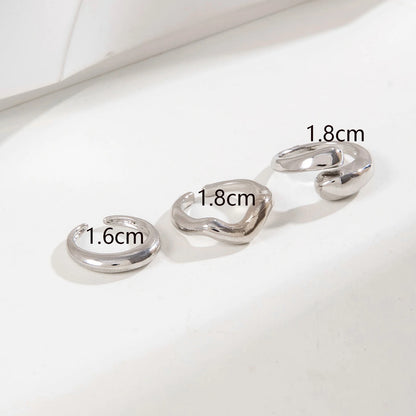 DANA Circle Geometry Opening Joint Rings Set