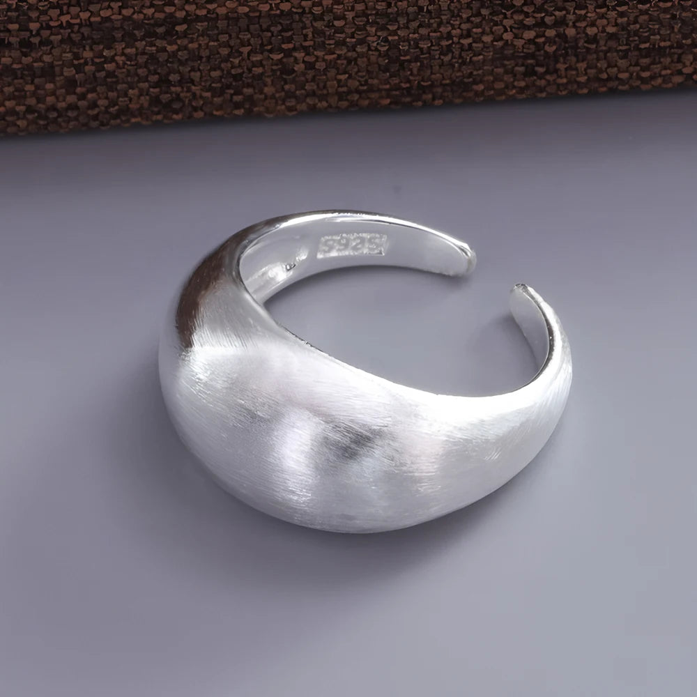 DANA 925 Sterling Silver Arched Wide Ring