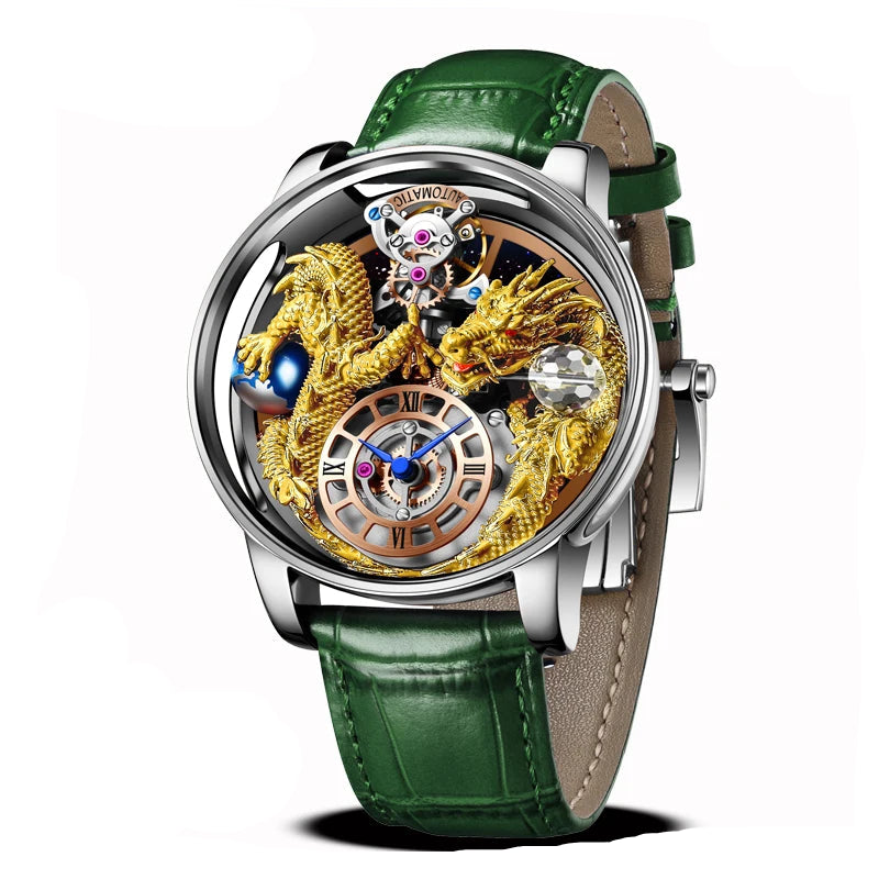 Diamond Tourbillion Top Brand Luxury Astronomia Quartz waterproof Watch
